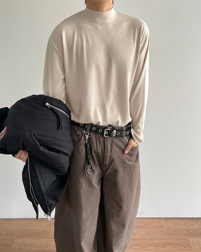 Winter mockneck knit