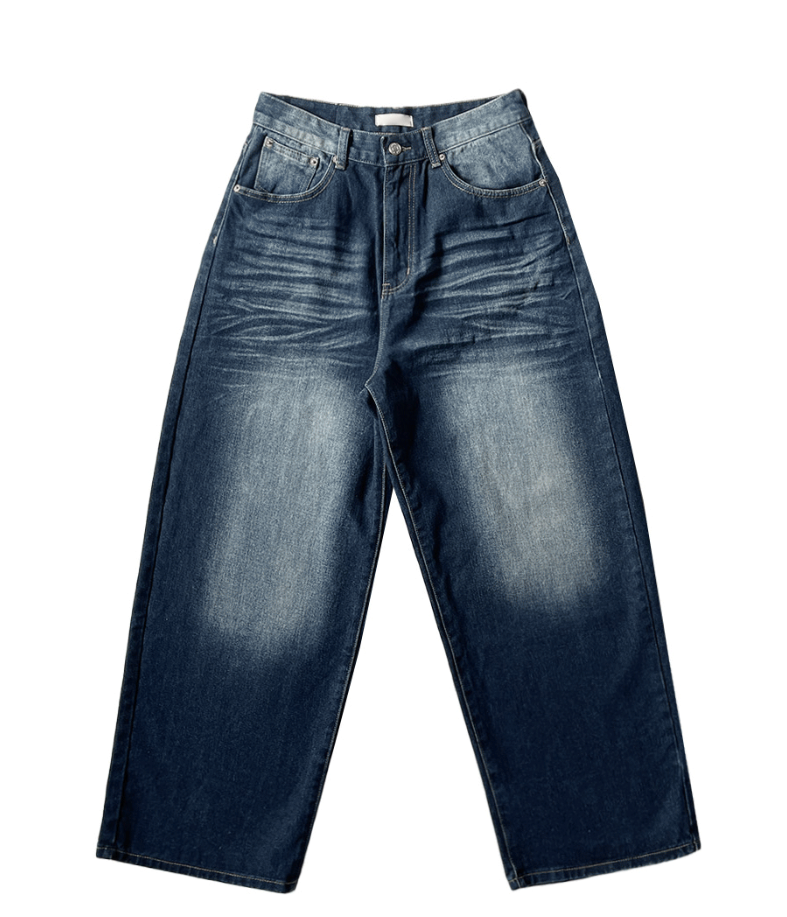 offered wide detail denim pants