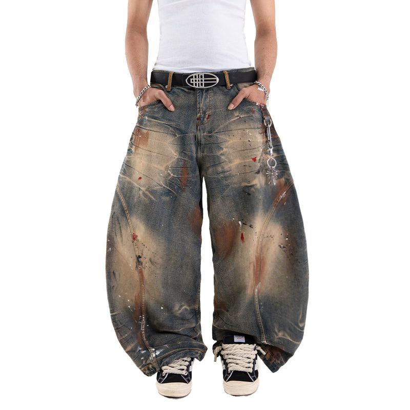 A1 Wide Barrel - Vintage Blue Monett - Jeans