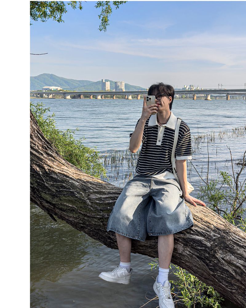 Pale Gracy Bermuda Denim