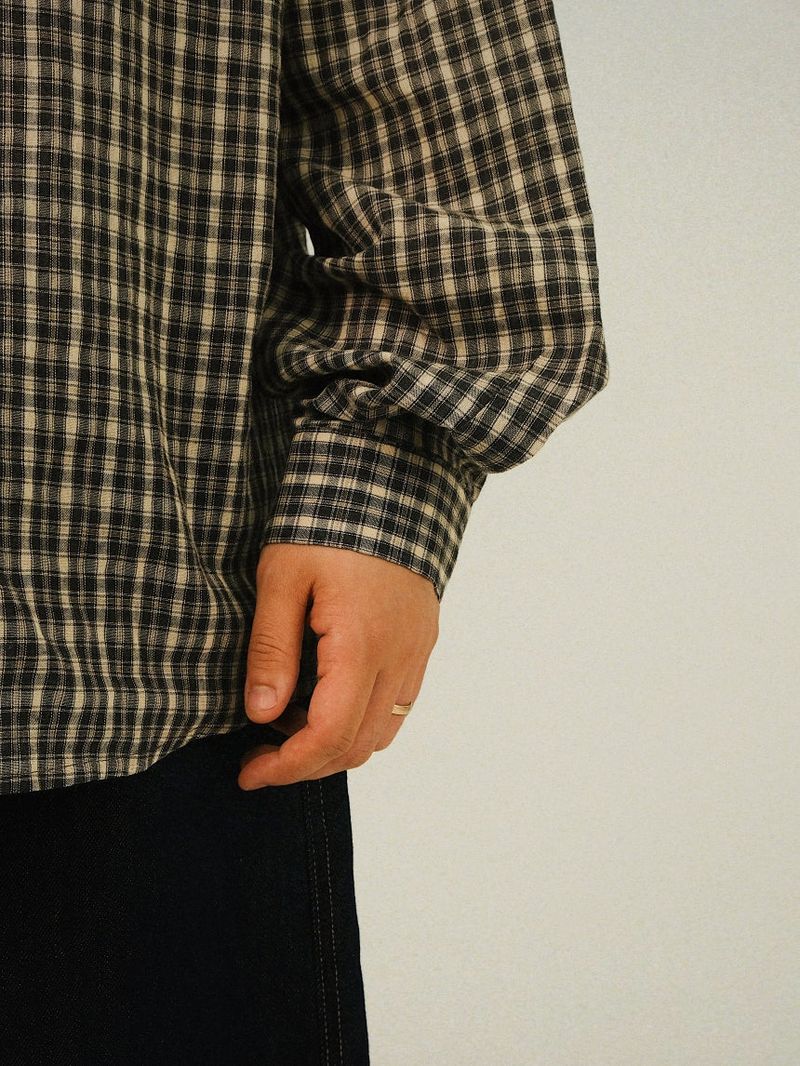 GA Nerd Overfit Check Shirts