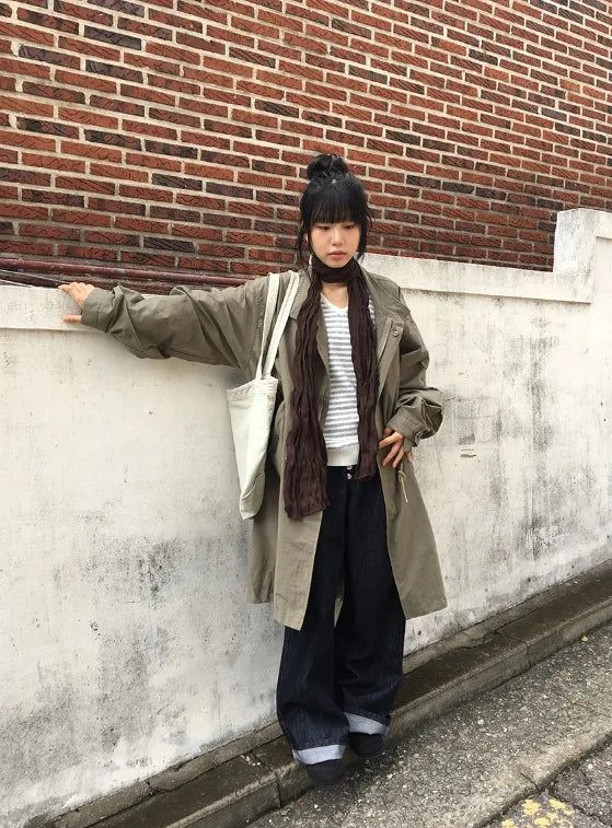 [unisex] Mores Fishtail Long Field Jacket