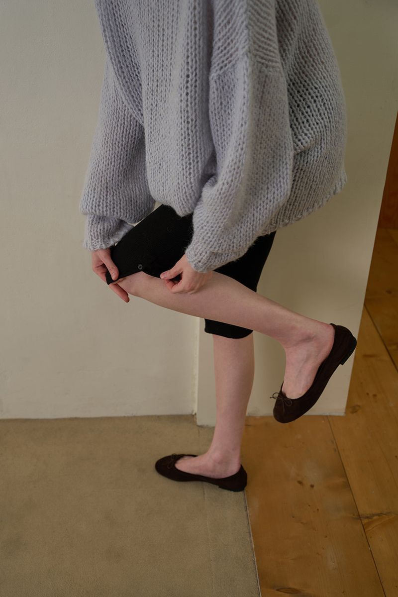 Soft loose knit_skyblue