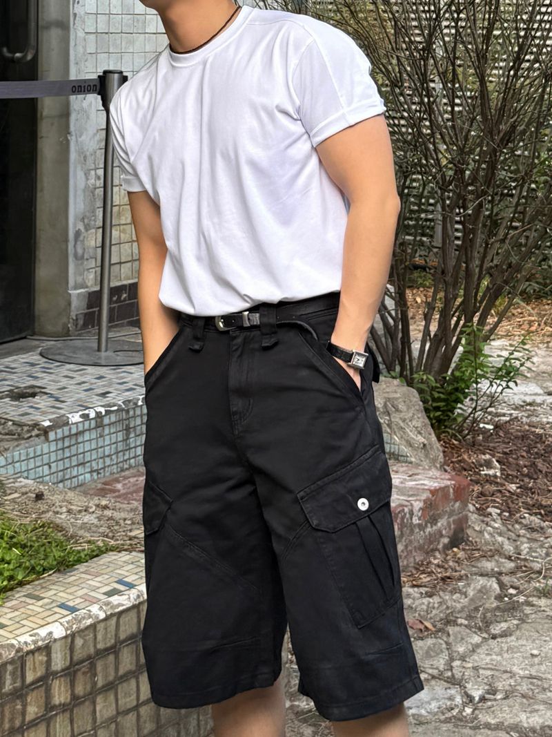 Lard dying bermuda cargo pants