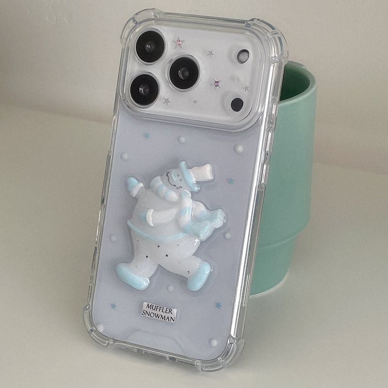 Ellebelle market（エルベルマーケット）の「[made]ハッピースノーマンverレジンフォンケース（スマホグッズ/小物）」