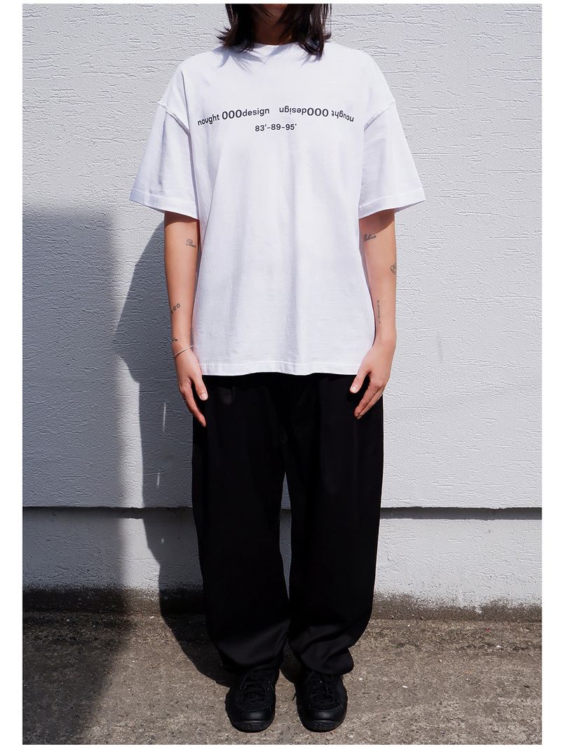 Reverse Logo T-Shirt / White