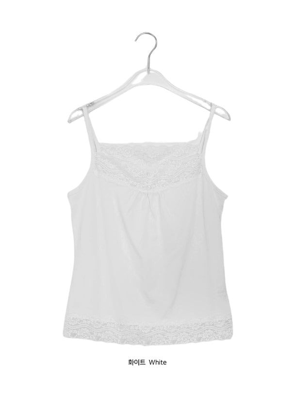 Rites Two-Way Button Lace Strap Sleeveless