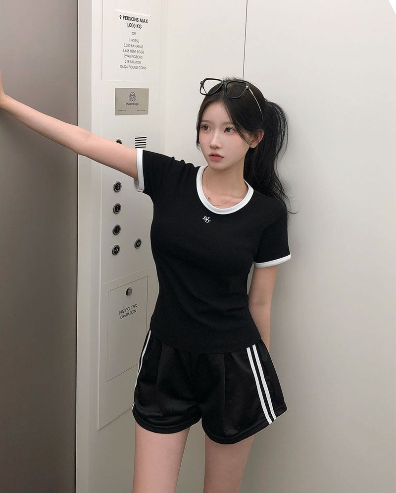 [BELLIDE MADE] SPAN COLORING RINGER T-SHIRT