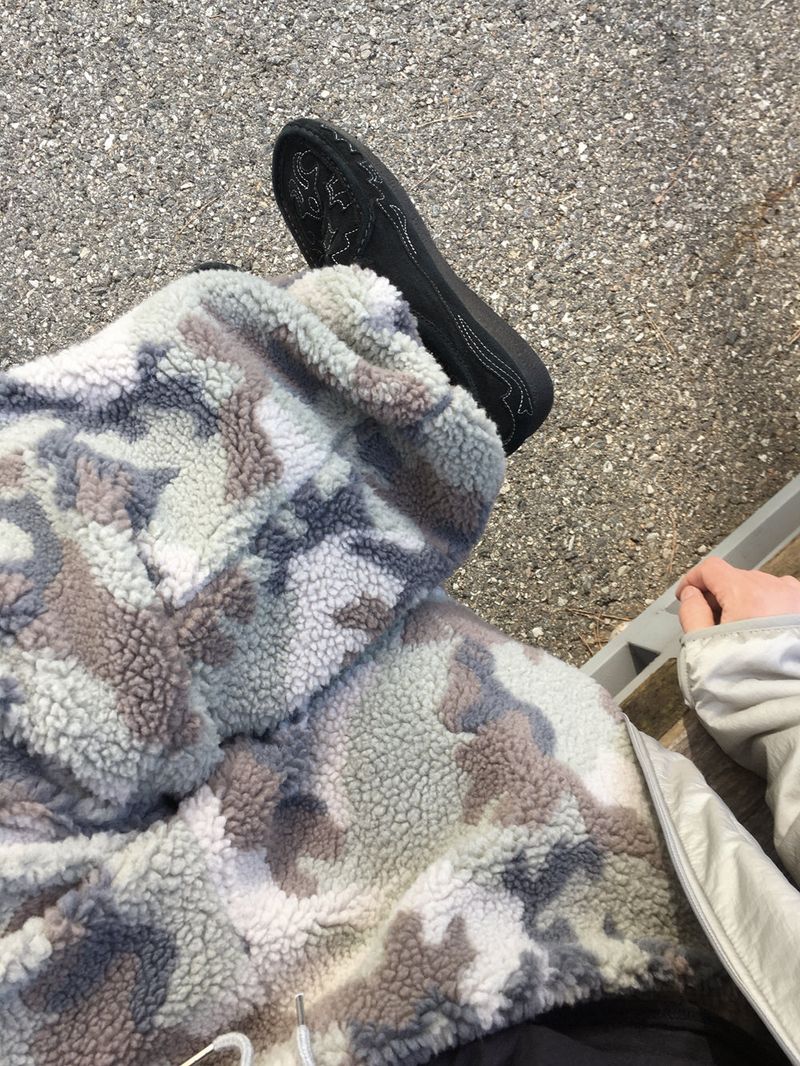 No.1563 camo boucle banding PT