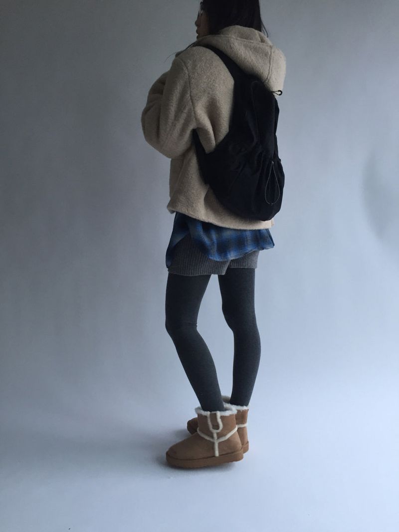 Wool checkered shirt