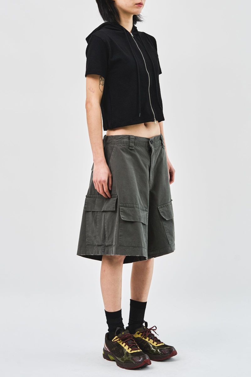 Style Rip Cargo Half Pants (2color)