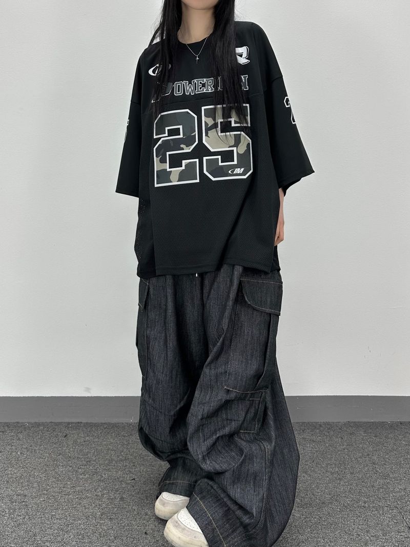 linen balloon cargo pants