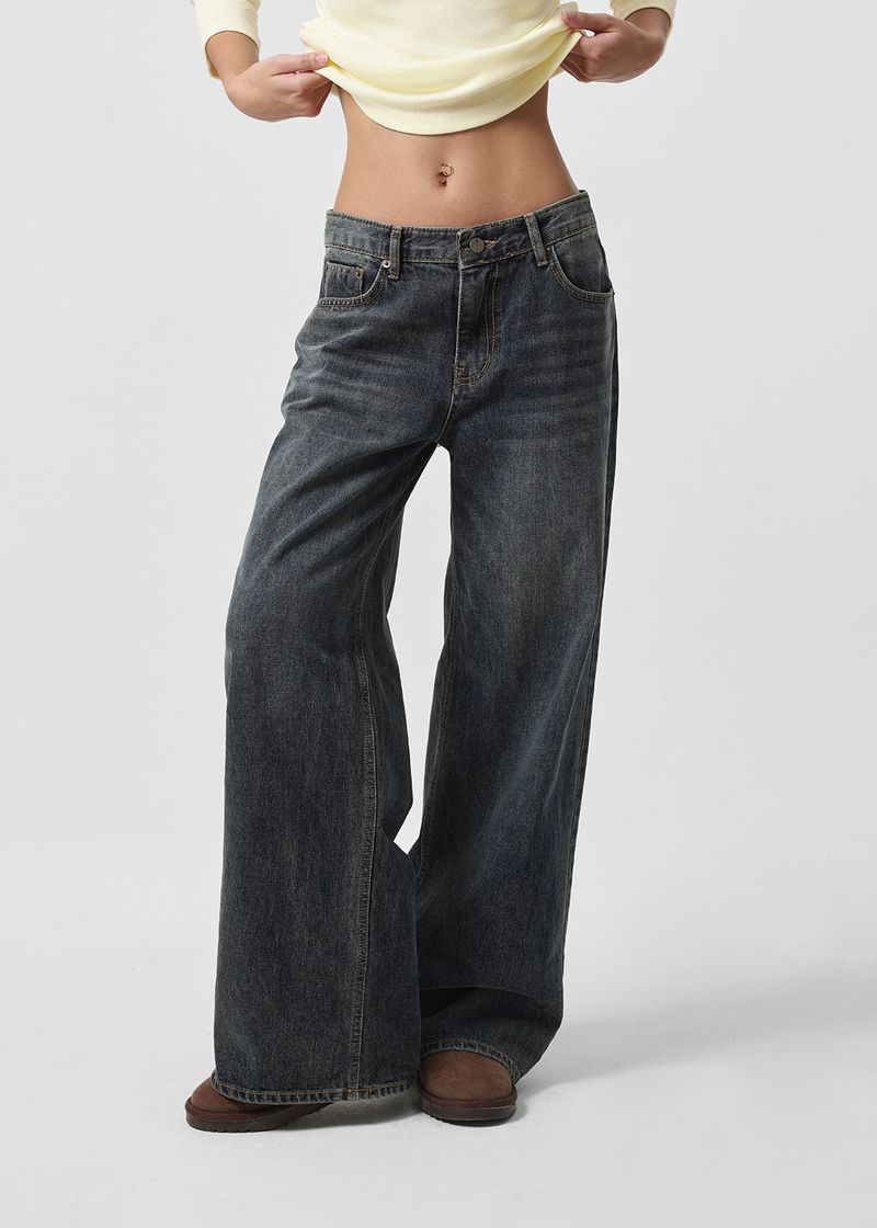 BLACKUP（ブラックアップ）の「[B-DENIM] ダークブルーワイド 059（パンツ）」