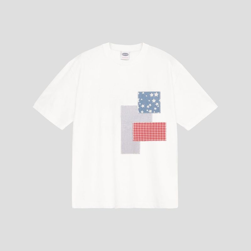 PARAGRAPH（パラグラフ）の「PARAGRAPH PATCH WORK T SHIRT（Tops）」