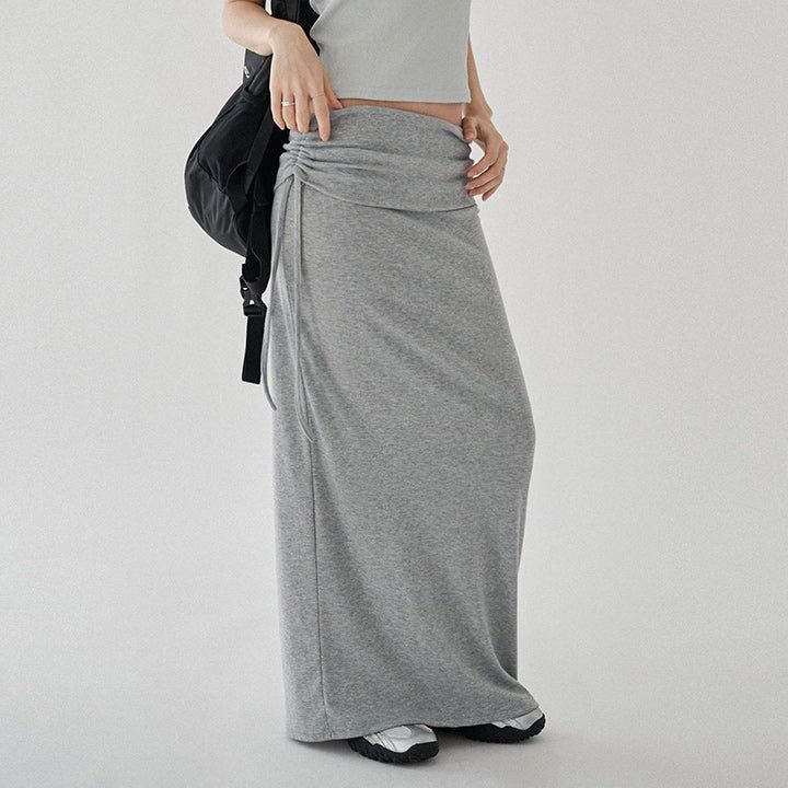 blitti（ブリッティ）の「[Biher] String Layered Maxi Long Skirt -4color（Skirts）」