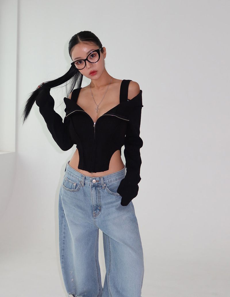 hip lettering wide jeans