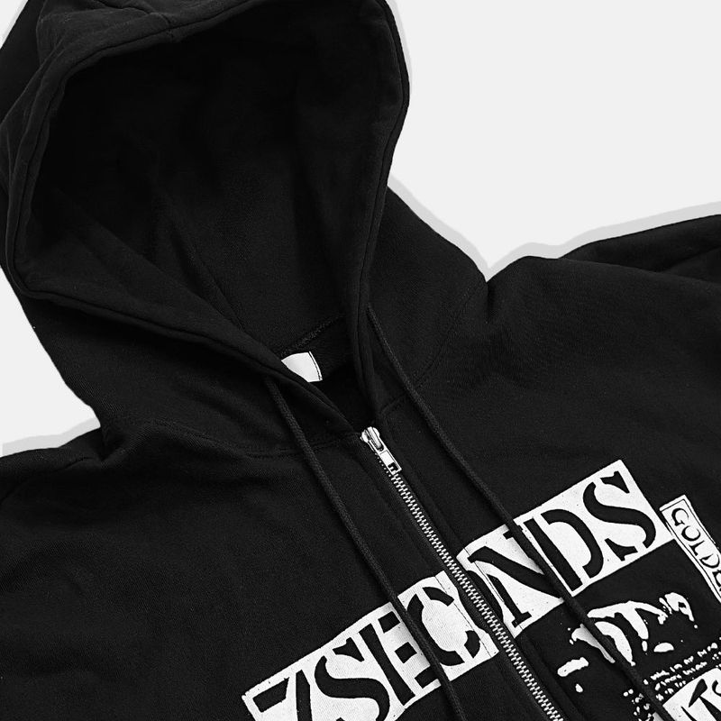 Second Oversized Fit Hoodie Zip-Up