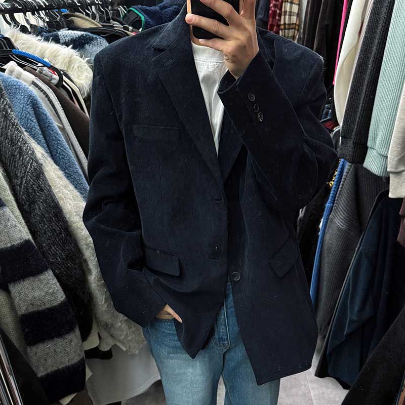 ASCLO Mer Corduroy Loose Fit Jacket (4color)