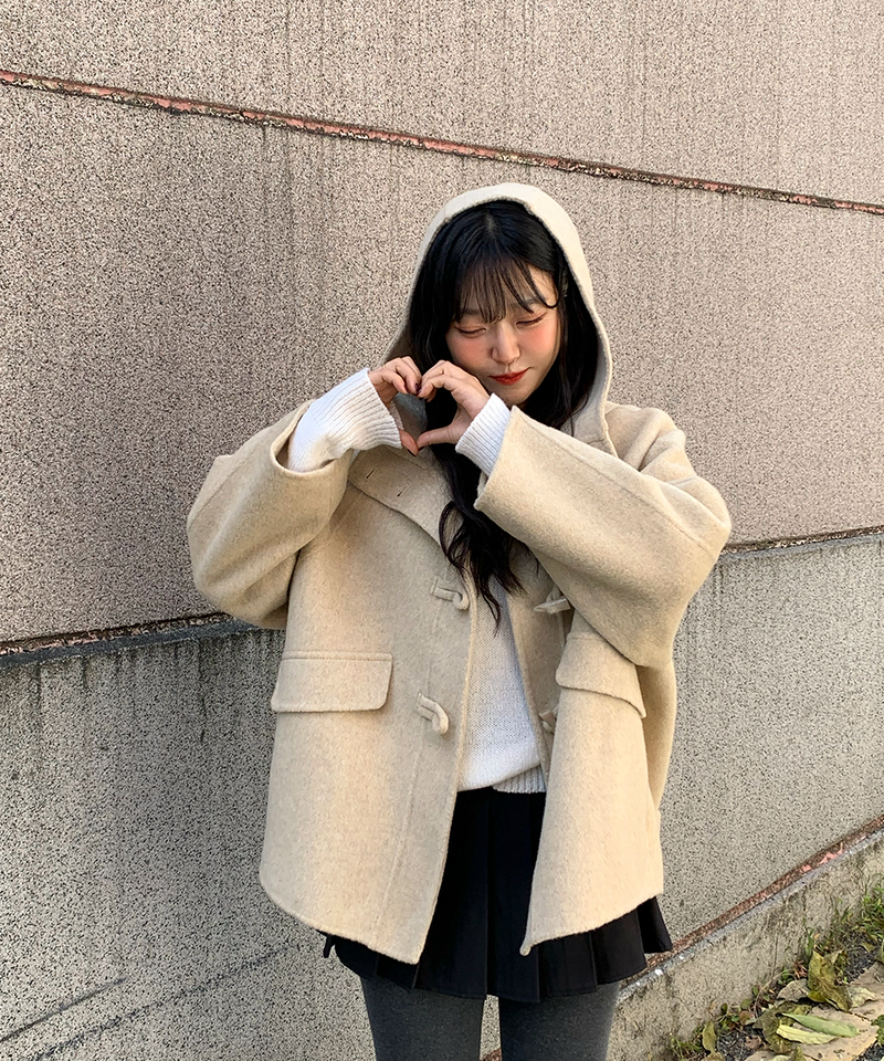 Duffle Half-Length Handmade Coat Jacket