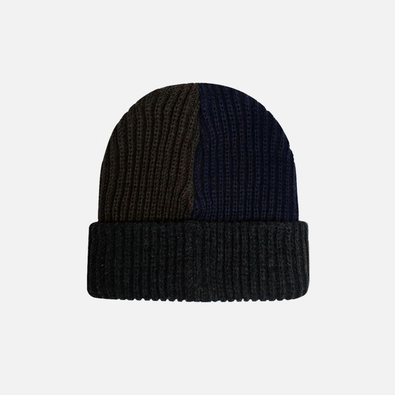 3POINT CUFF BEANIE (CHOCOLATE)