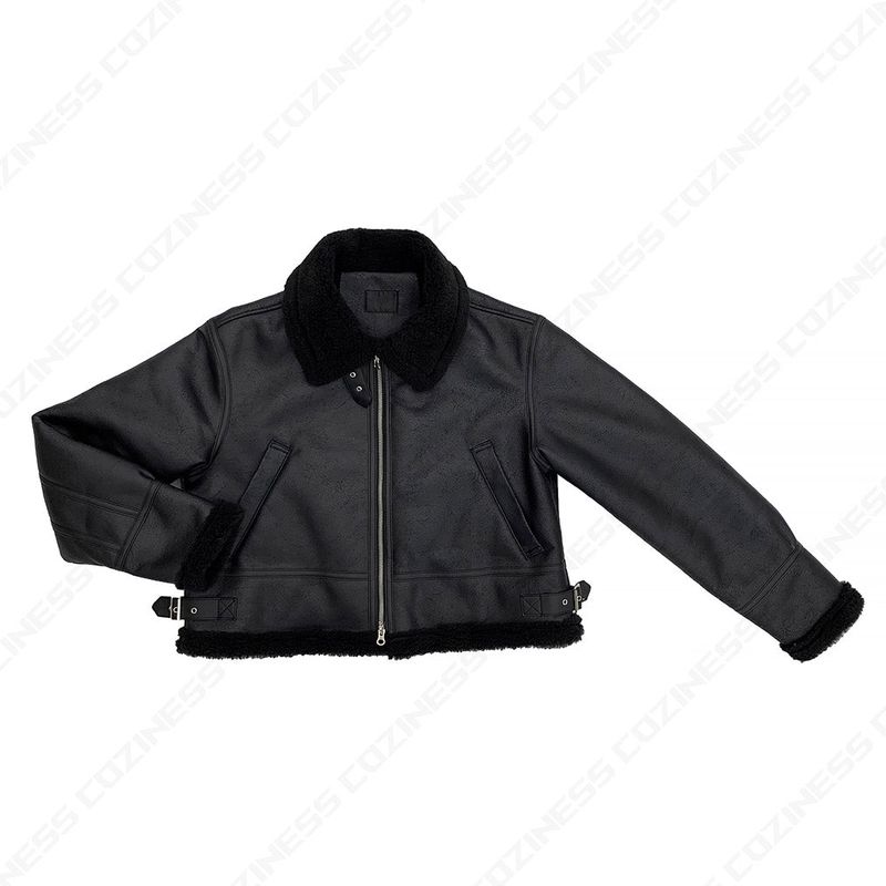 GM Trench Jack High neck Leather crop Mustang (2 colors) (Model M Fitting)