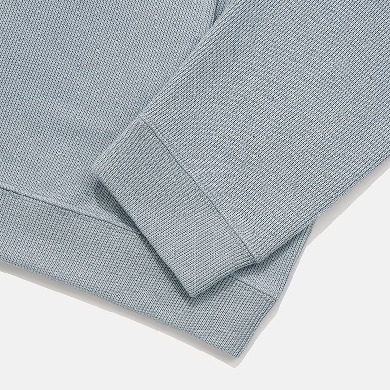 Fickle 2-WAY full zip-up / Blue gray