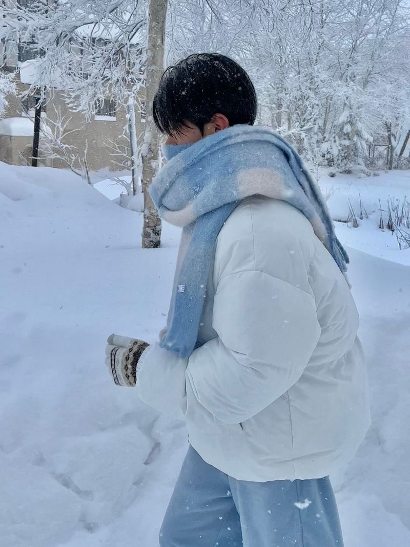 Cent(セントマーケット)の「Snowflake long check muffler(Fashion Accessories)」