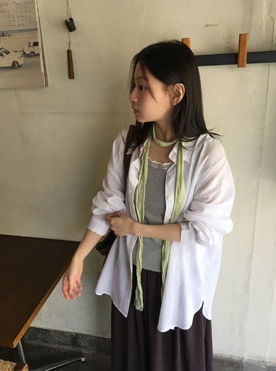 BAON（バオン）の「ゴペウリンクルスカーフ（ファッション小物）」
