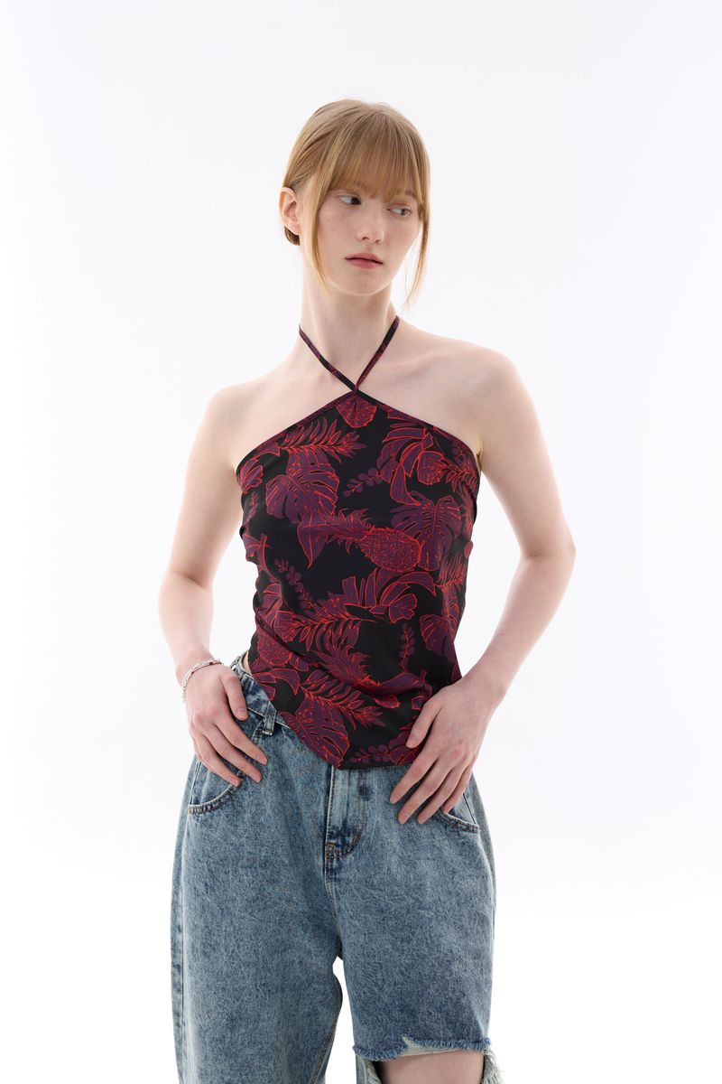  FINE HALTERNECK / BLACK