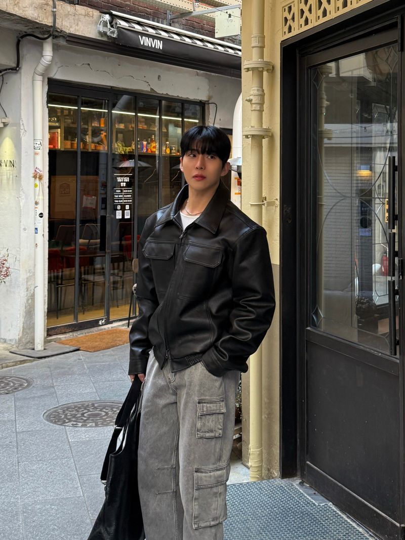 Poder leather jacket