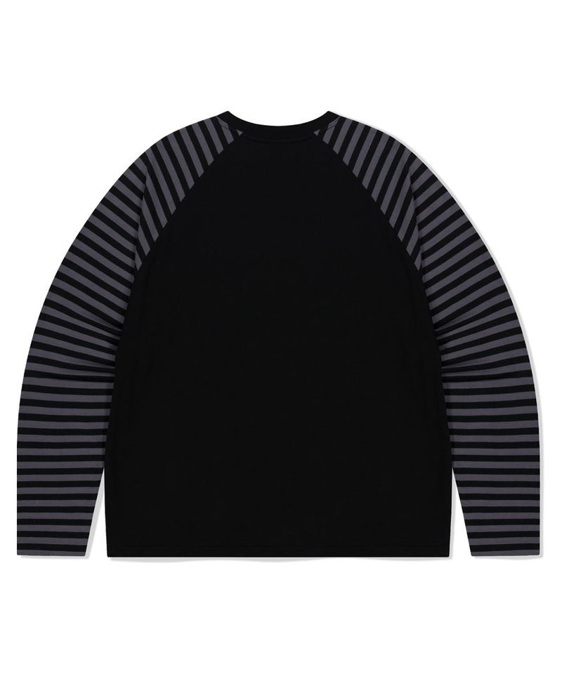 ROCK STAR RAGLAN STRIPE LS TEE
