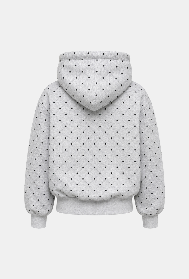 Mimi Dot Balloon Hoodie Zip-up