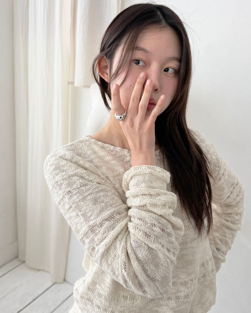 Polka Dot Heart Ring