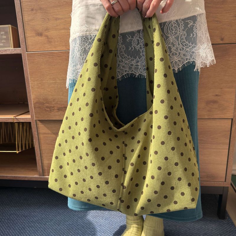 Cordu dot bag (olive green)