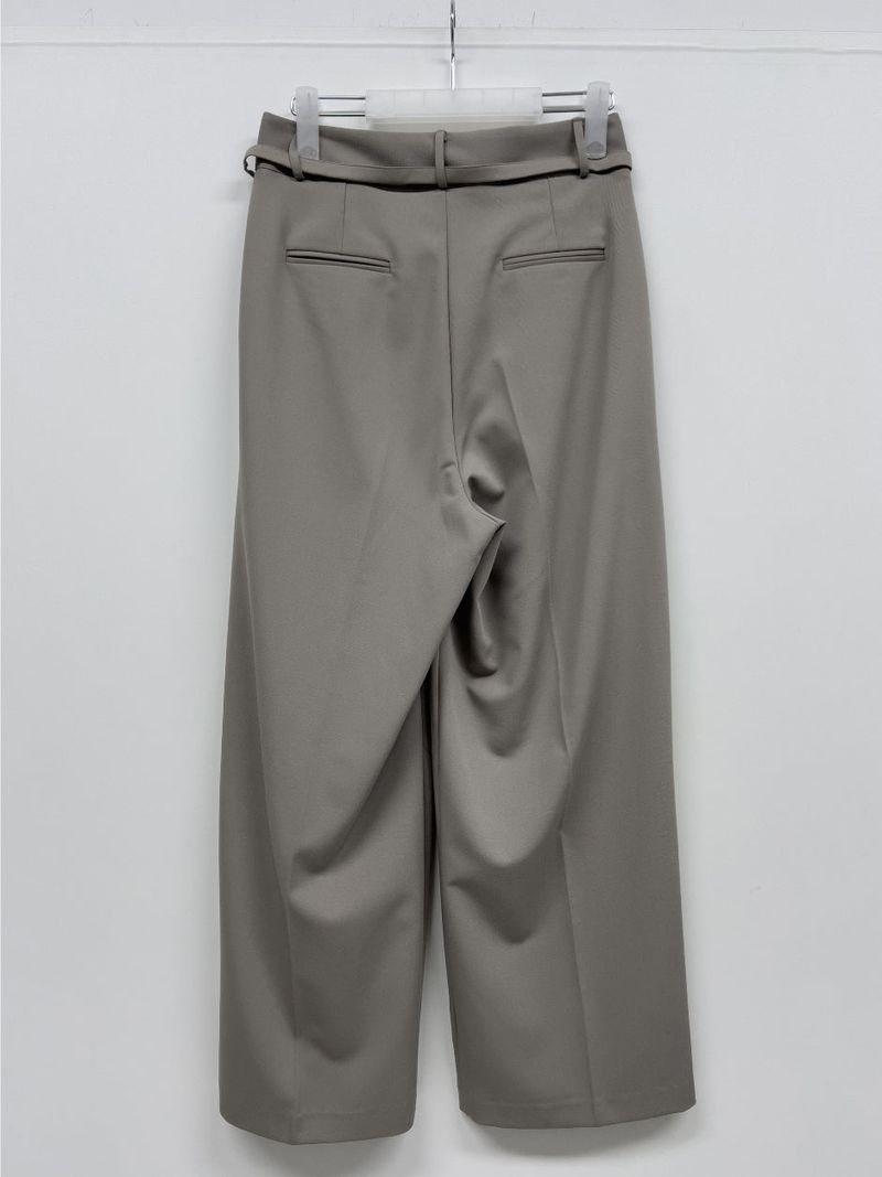 Davi Belted Wide Slacks