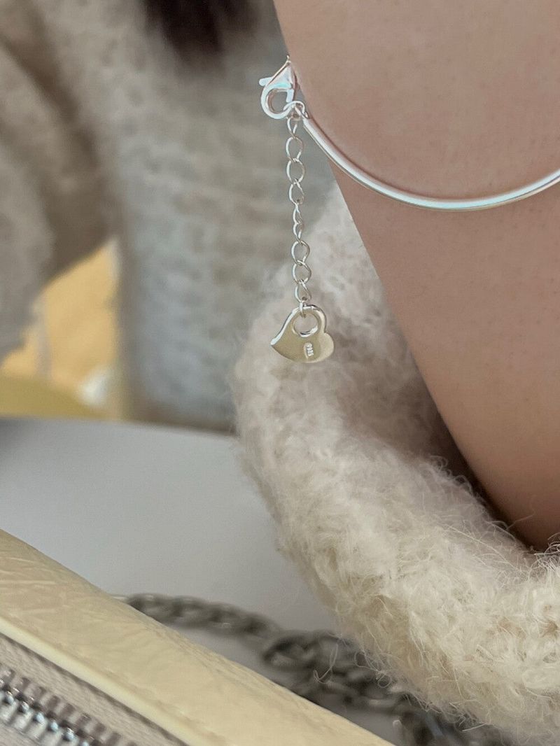 (silver925) Heart circle bracelet