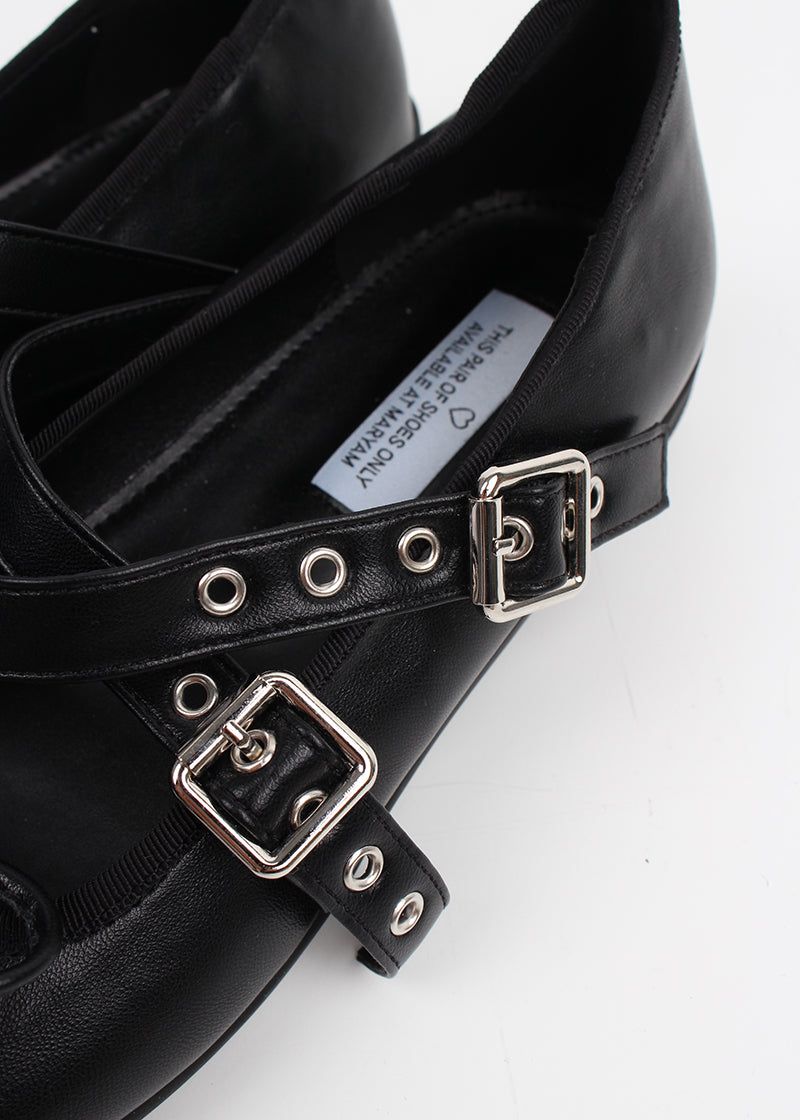 BELT FLAT MARY JANE SHOES