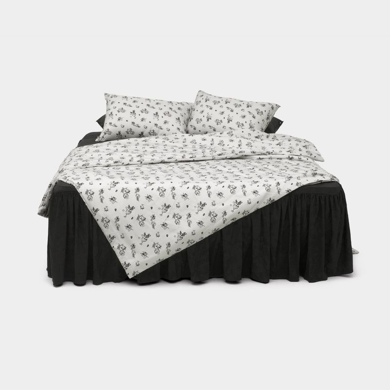 Dust-Free Garden Duvet Cover - Q size