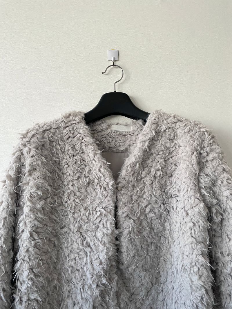 Floofy fur cardigan 