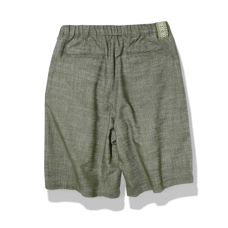 Fancy Linen Blended Bermuda Shorts