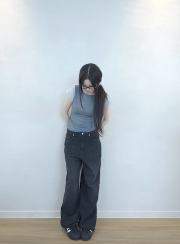 black wide pants