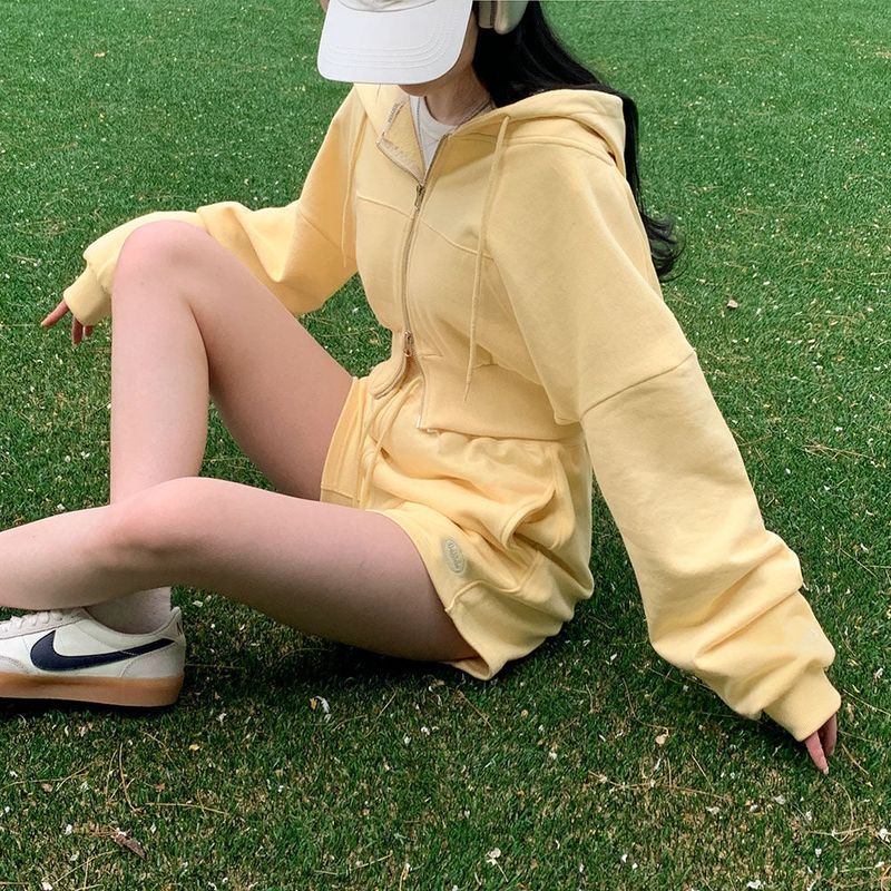 [Bellide made]Sporty two-way two-piece set