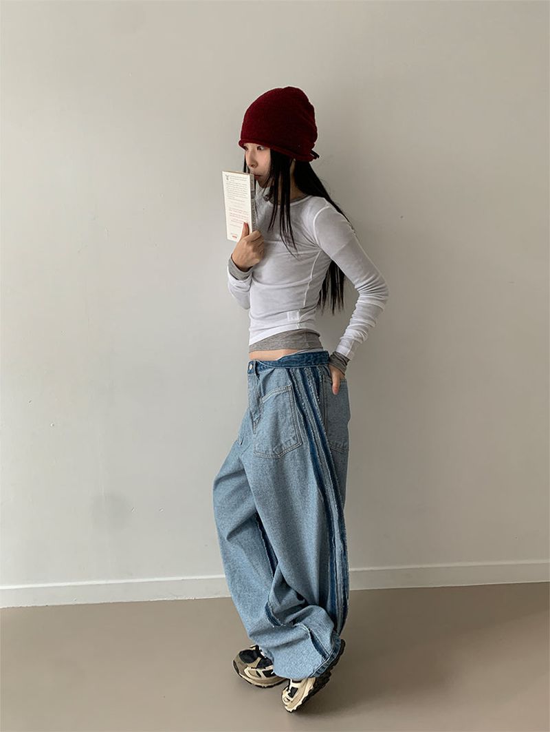 VERSO TRACK BALLOON JEANS