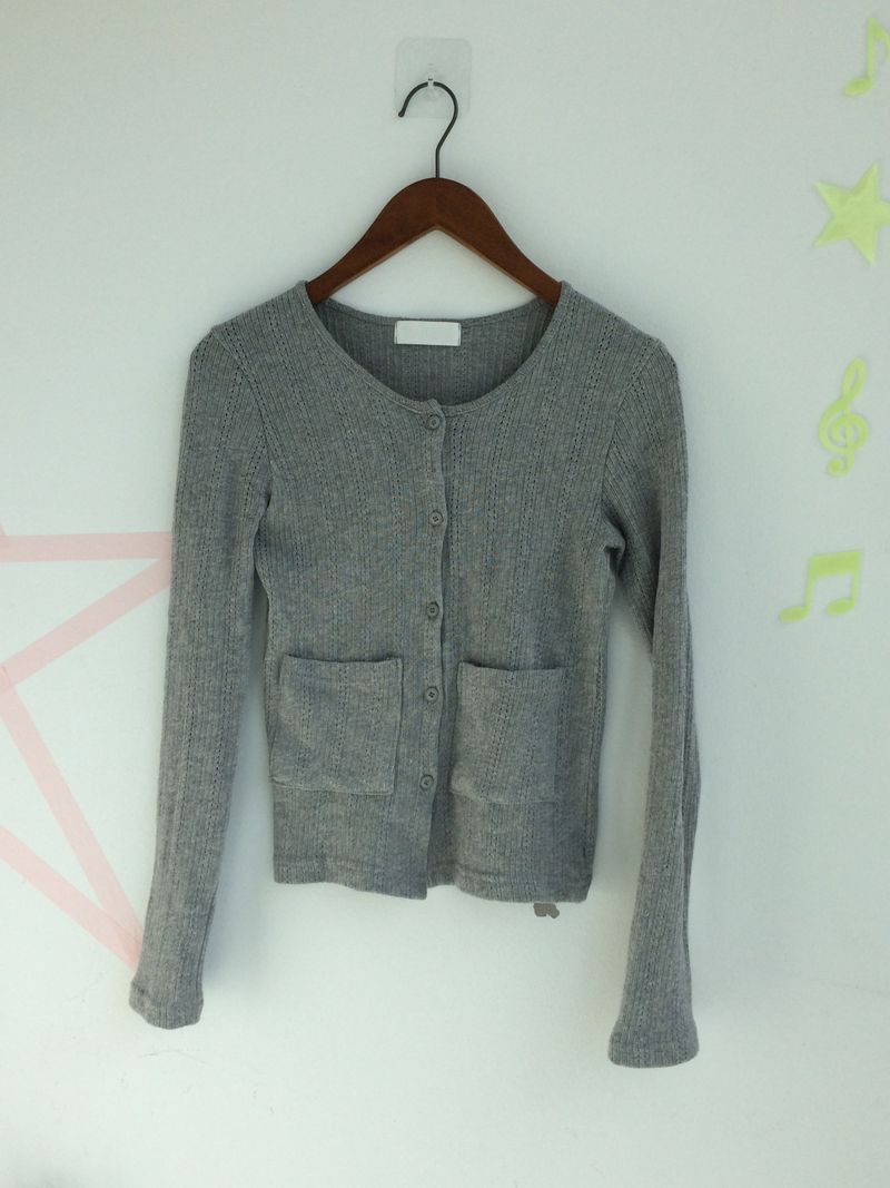 punching pocket cardigan