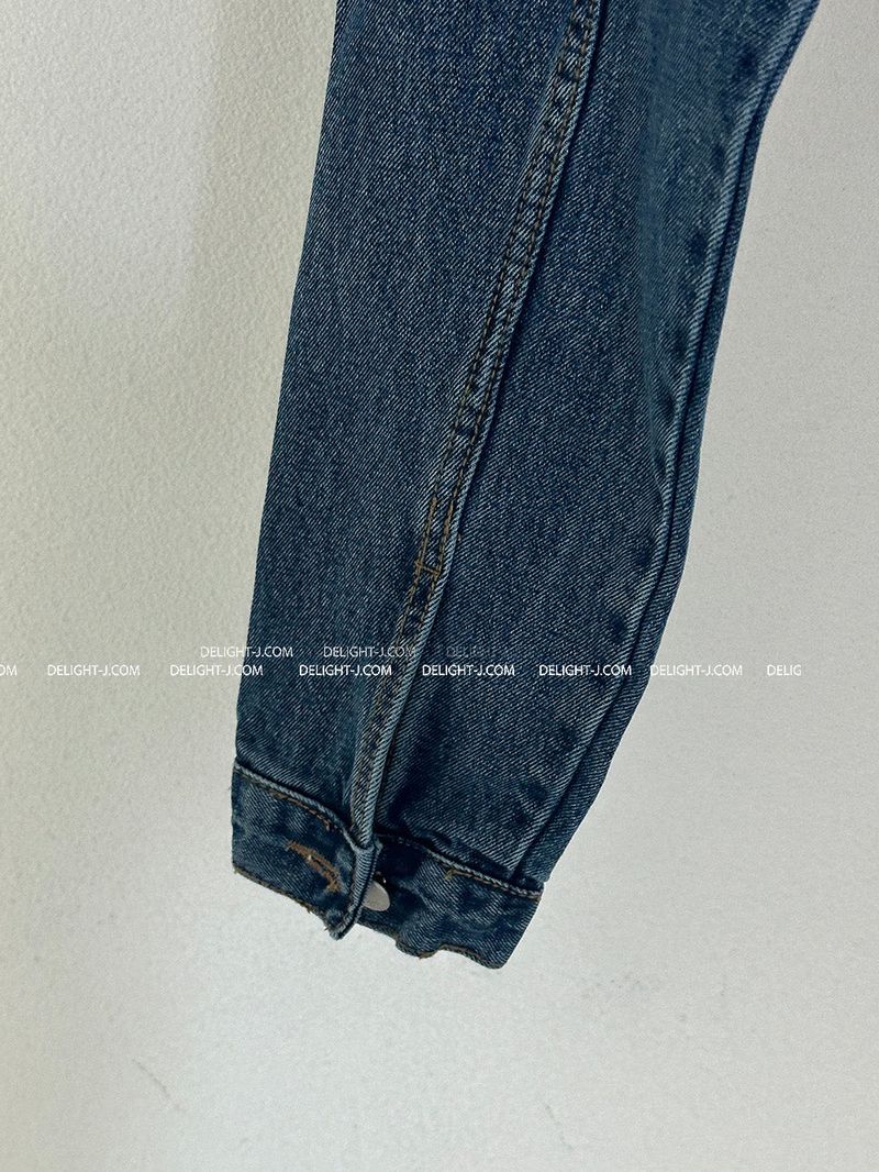 Eiffel Short Cropped Jean Jacket