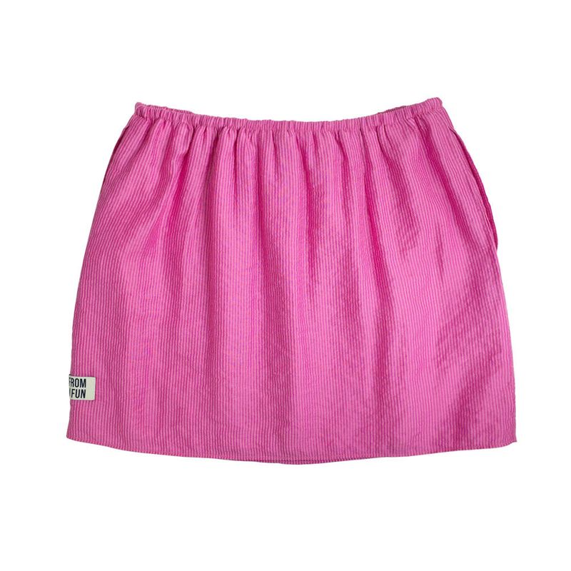 PIN STRIPE MINI SKIRT, PINK