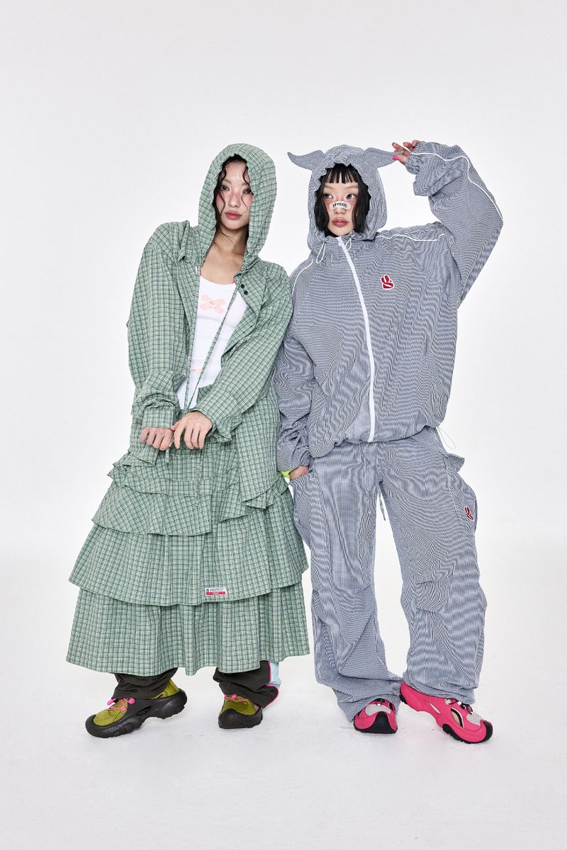 ウィングチェックウィンドブレーカー Navy