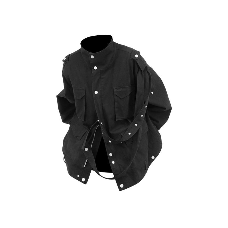 RELABEL (Dream Tailor) Adjustable Length Multi-Style Washed Distressed M65 Jacket
