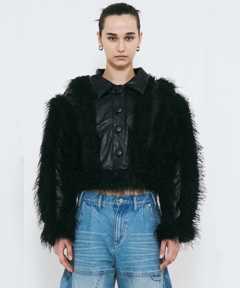 FAKE FUR LINE JACKET