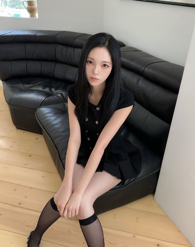 Nishi Double Button Collar Shirt